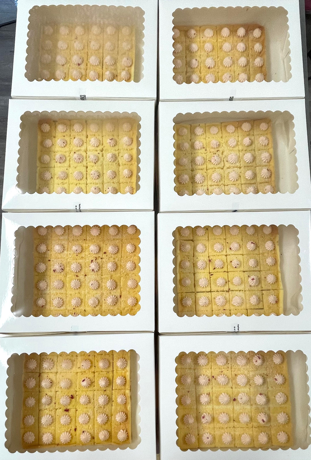 椰香芝士蔓越莓蛋糕   party小甜品的做法 步驟15