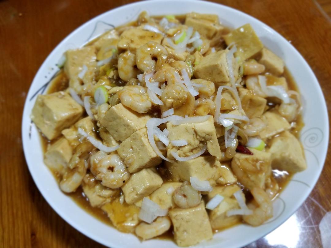 虾仁豆腐