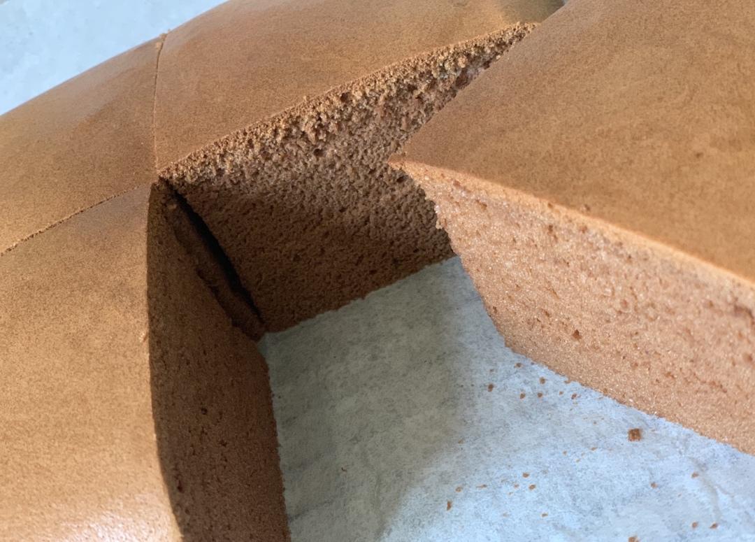 超细腻❗️巧克力可可古早蛋糕