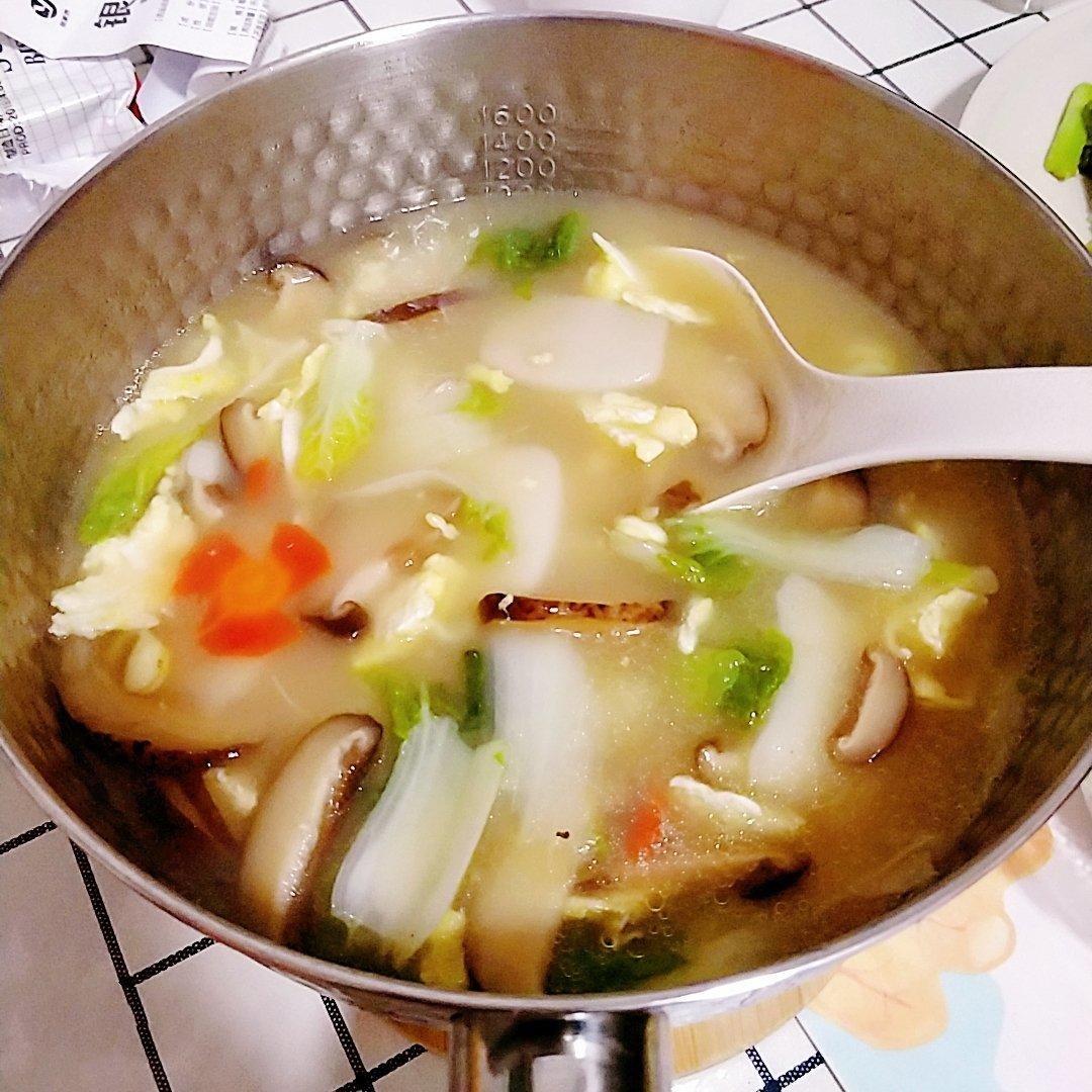 香菇煮年糕