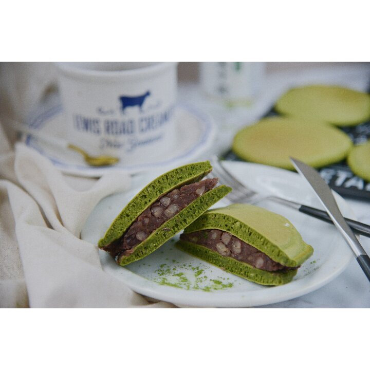 茬早餐8—抹茶松饼（无油）