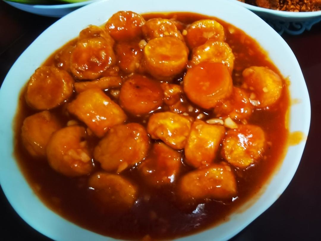 脆皮茄汁日本豆腐