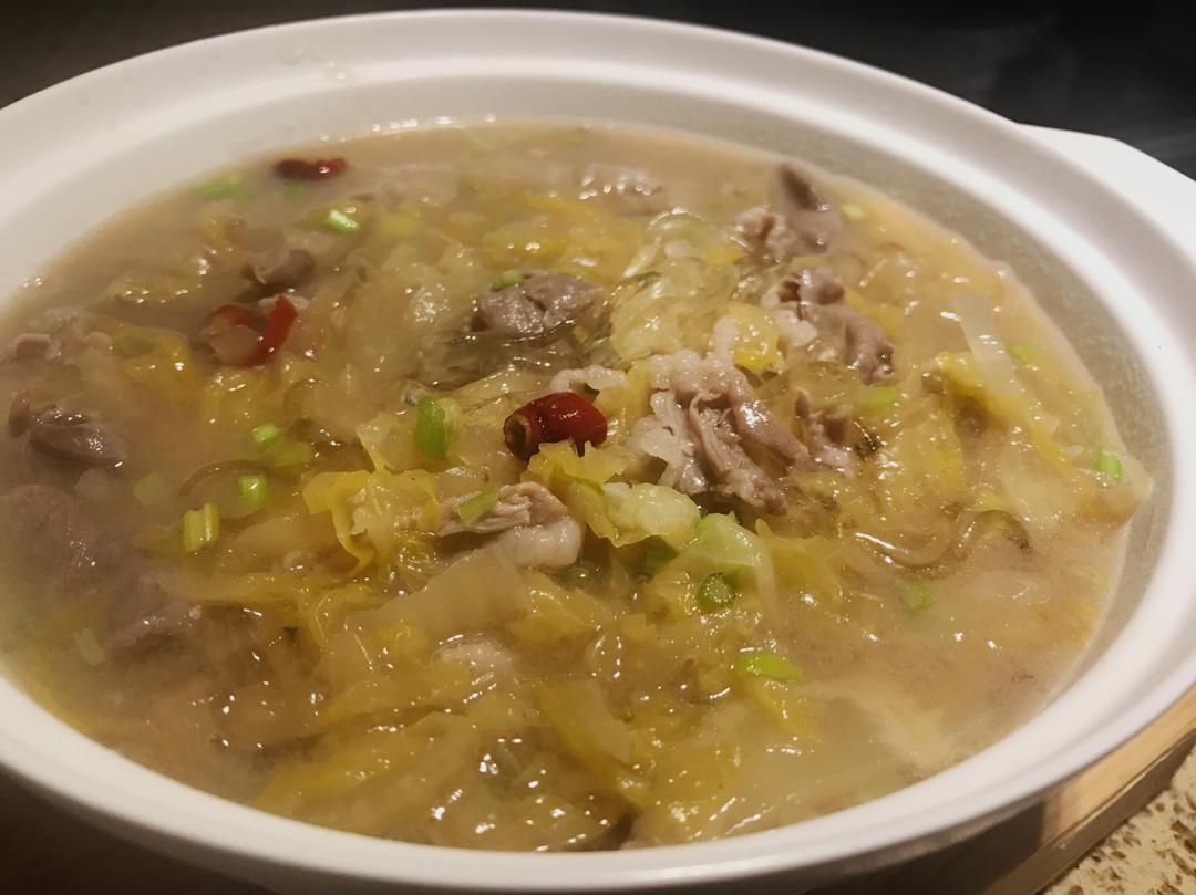 酸菜羊肉