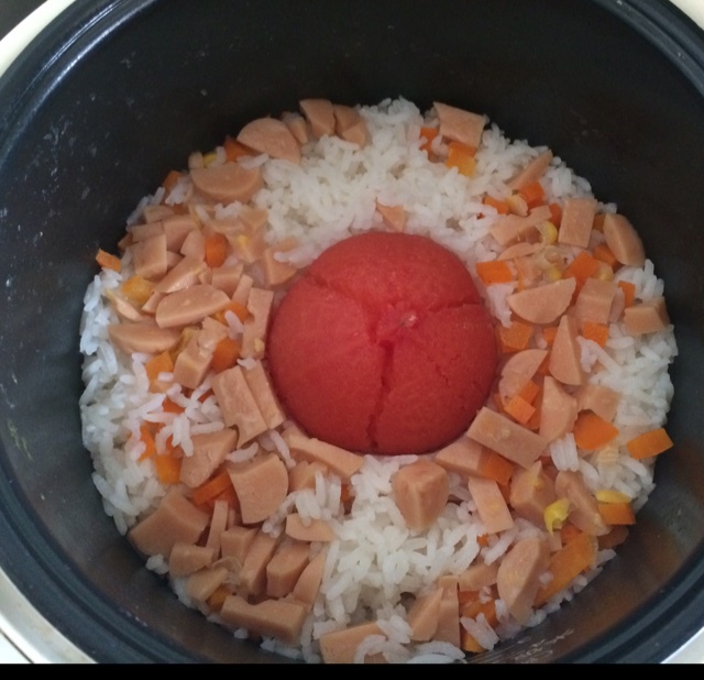 一整个西红柿饭~