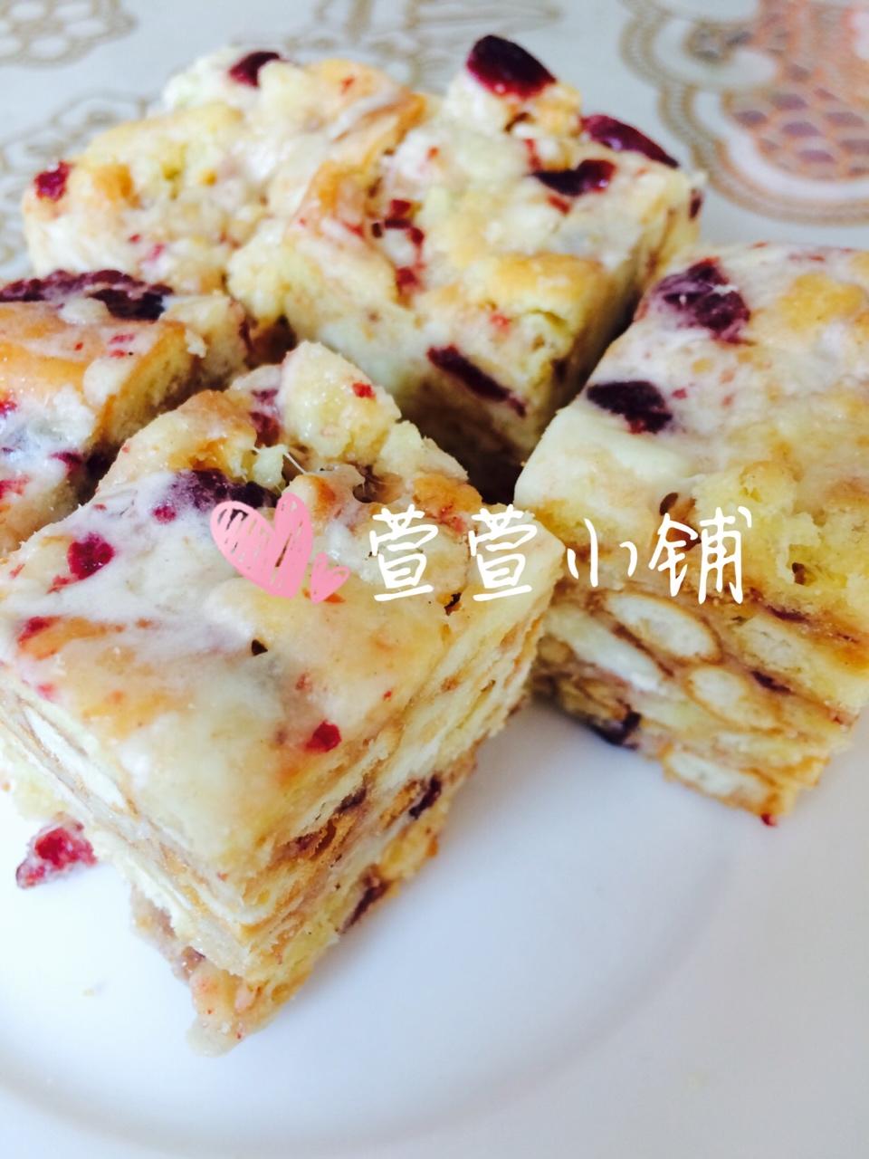 蔓越莓牛扎沙琪玛