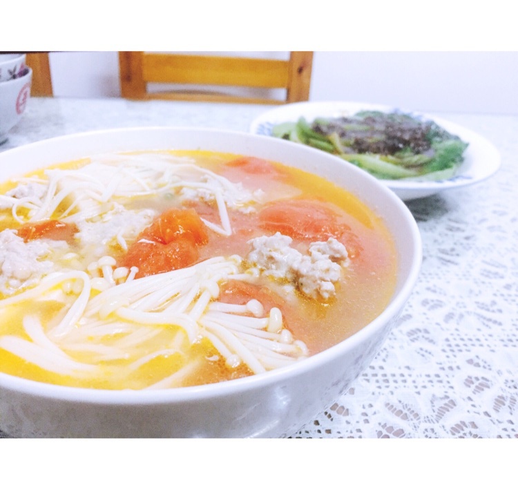 开胃营养汤-番茄豆腐汤