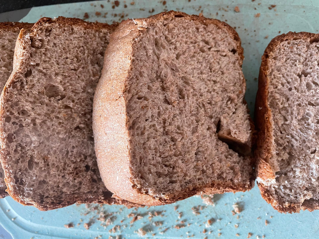 会拉丝的黑麦吐司（东菱面包机）