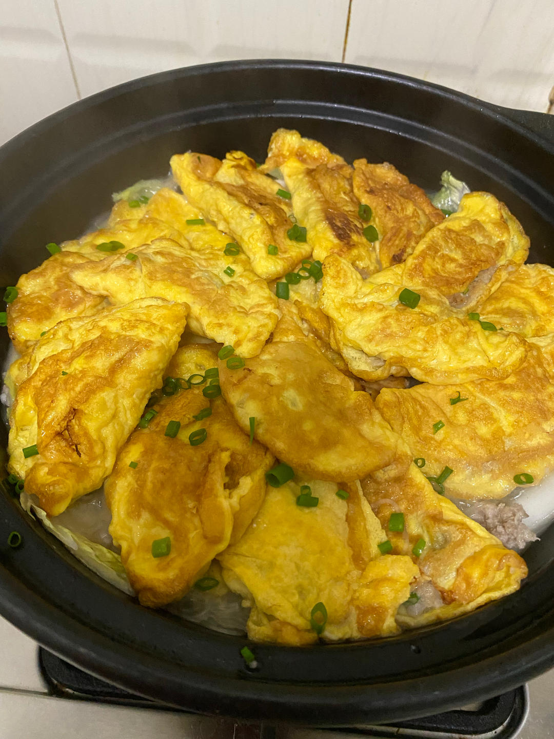 蛋饺白菜煲—金玉满堂