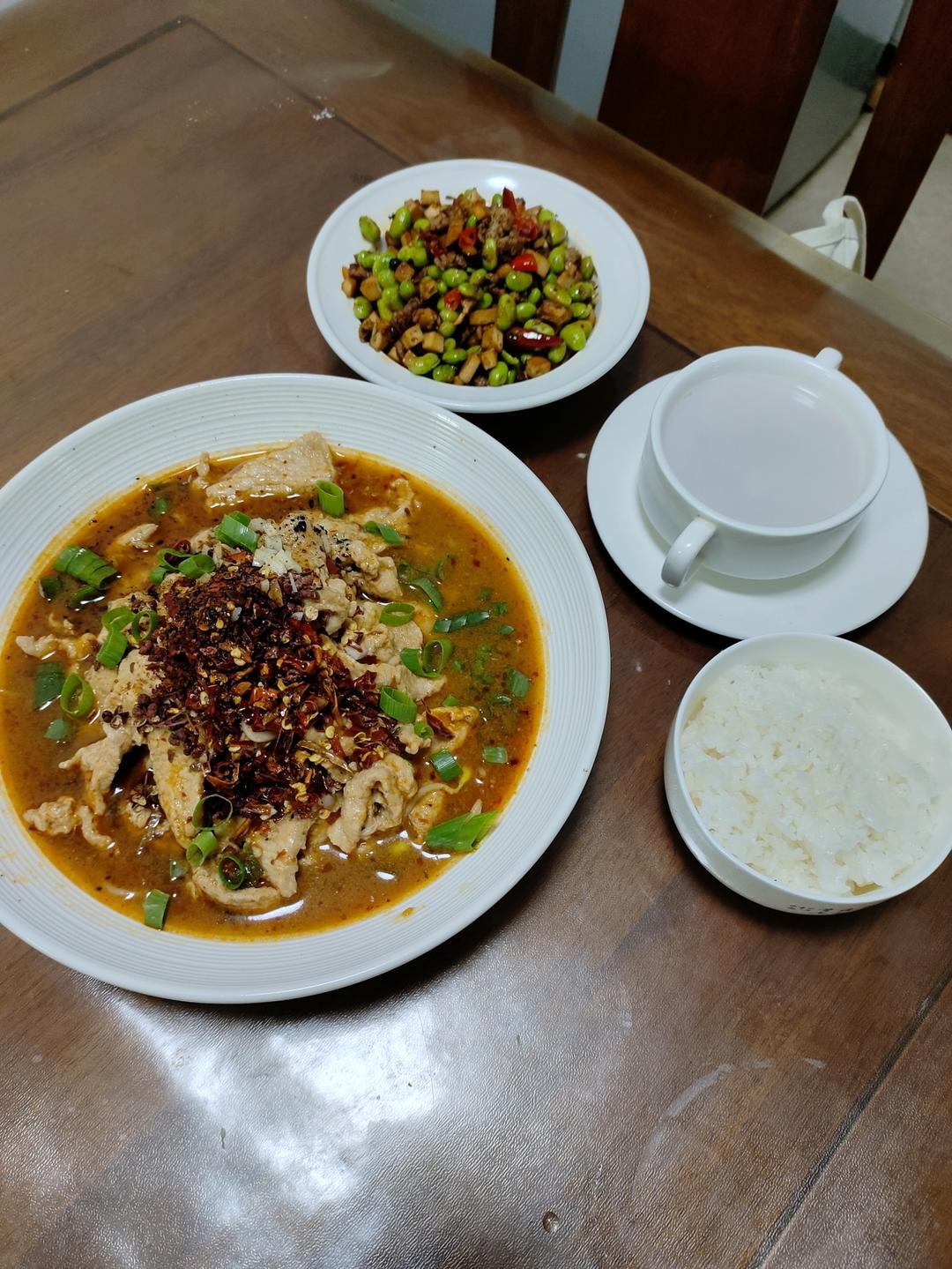 水煮肉片（肯定不翻车）