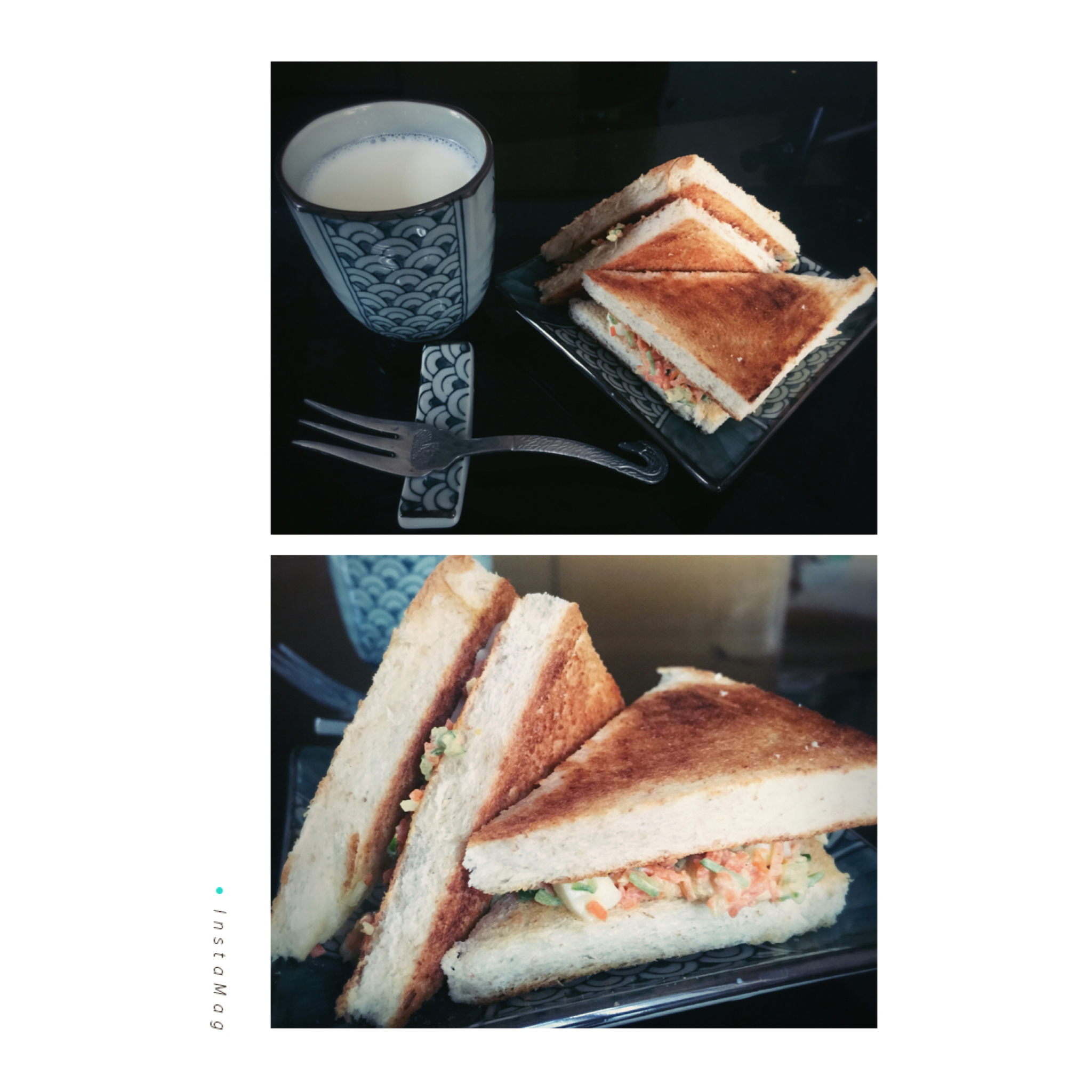 鸡蛋沙拉三明治