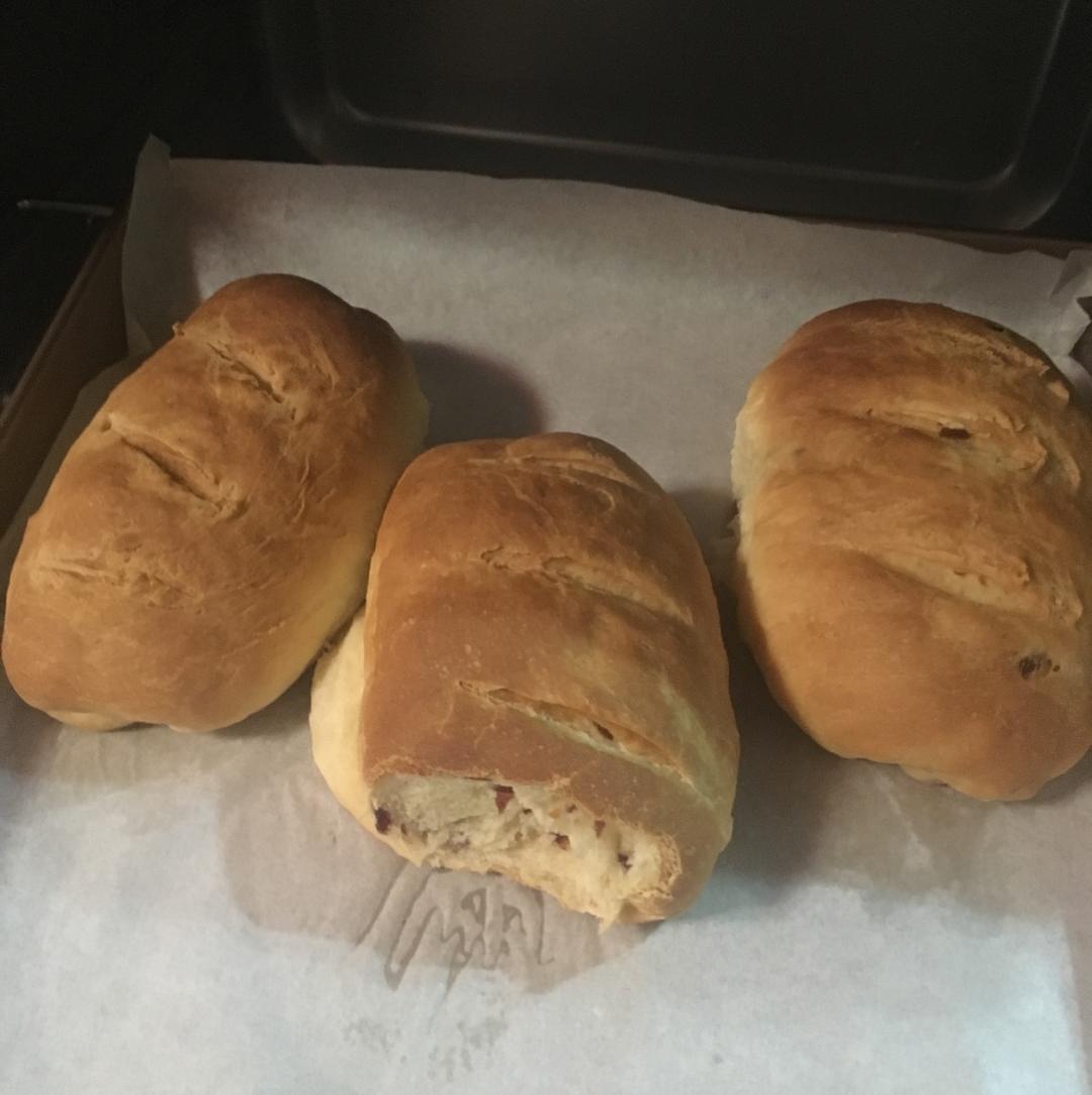 无油无糖全麦果干面包