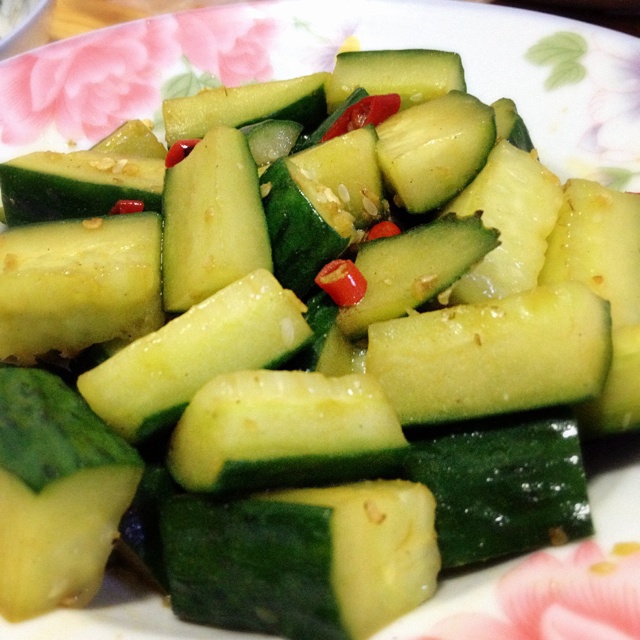 炝炒黄瓜条
