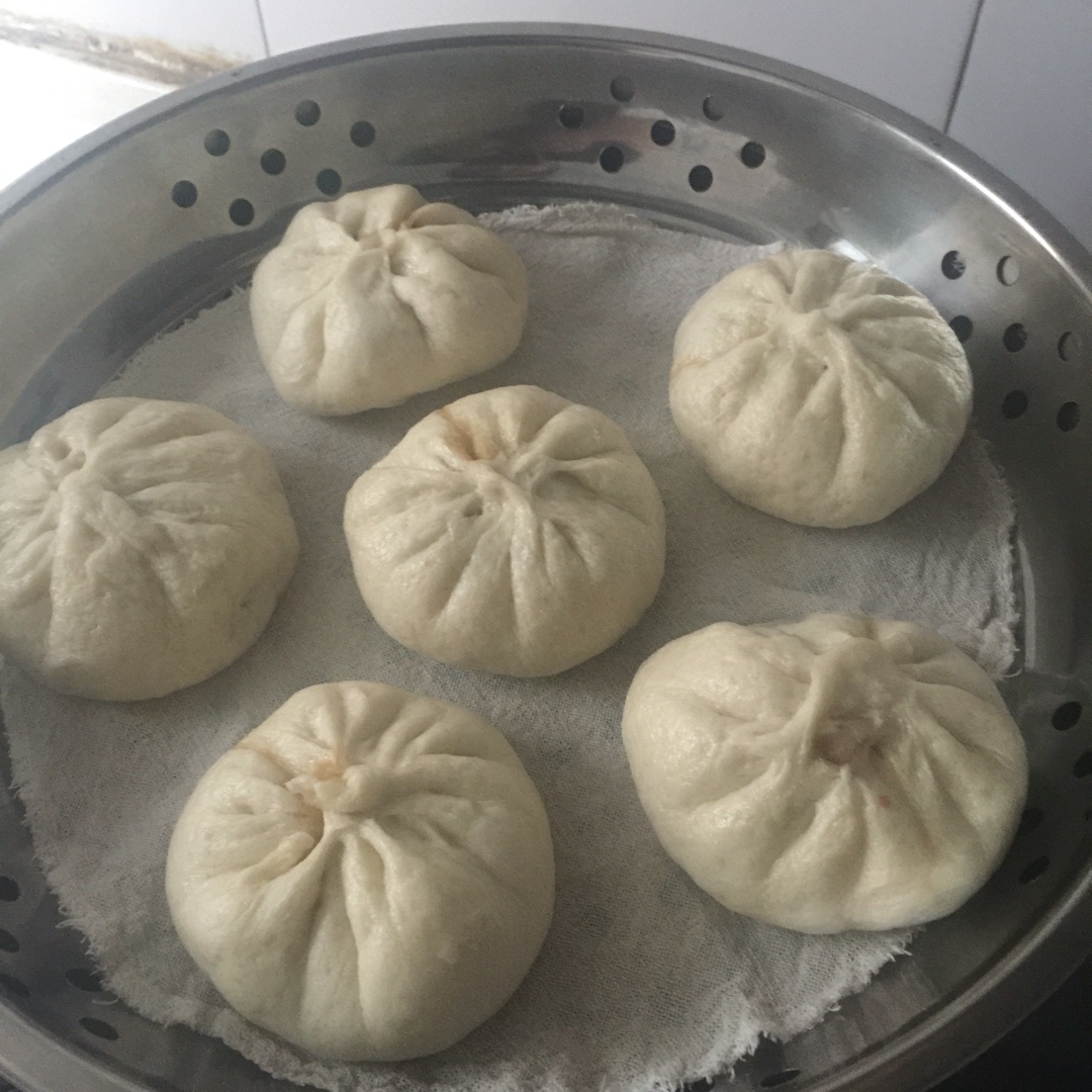 家庭手工肉馅大包子