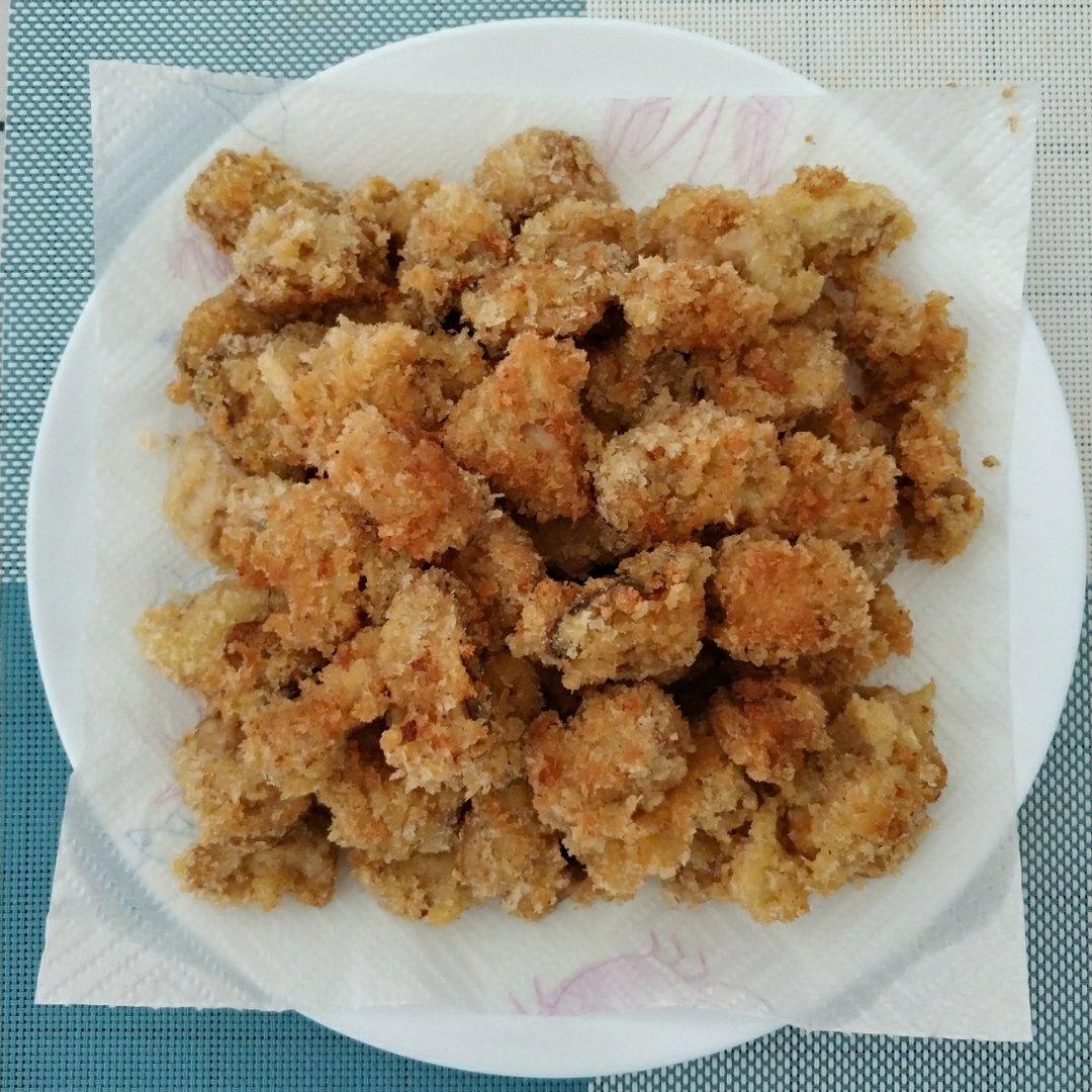杏鲍菇版素鸡米花