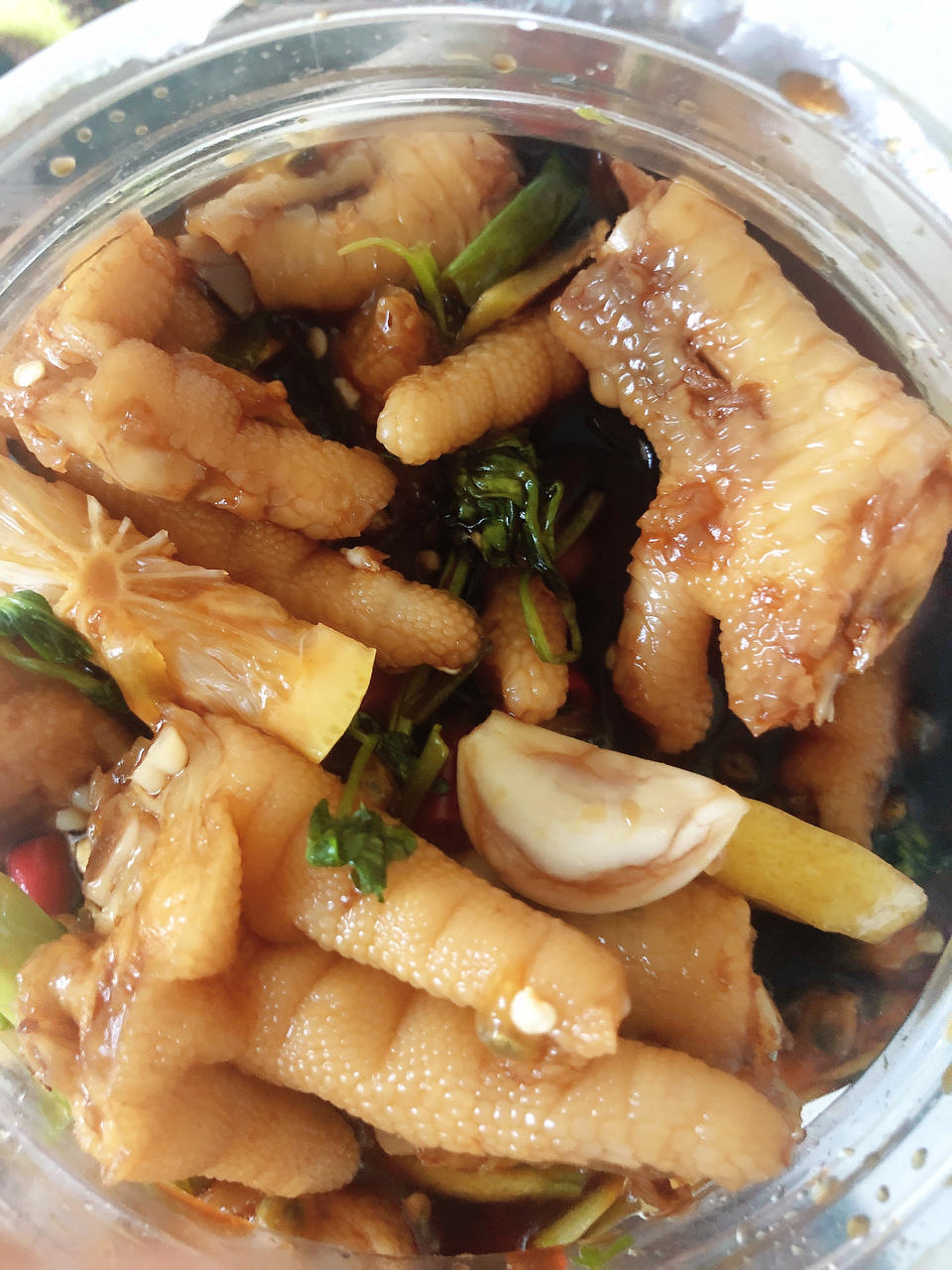🍋柠檬百香果🌶️酸辣网红鸡爪