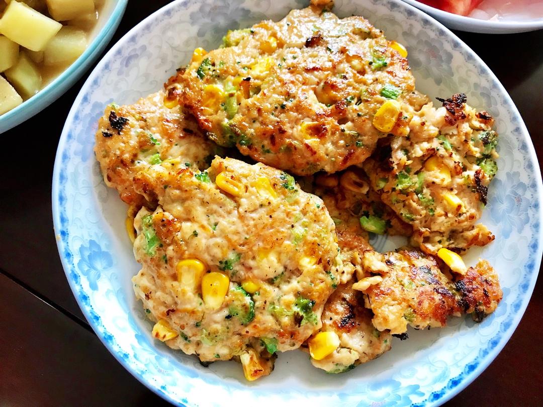 减脂鸡胸肉饼