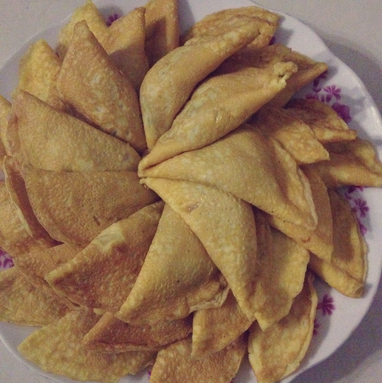 肉末蛋饺