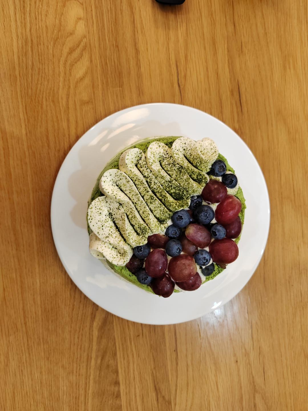 【全网最全合集】漂亮的抹茶奶油蛋糕装饰(持续更新)附抹茶戚风及抹茶白巧奶油配方