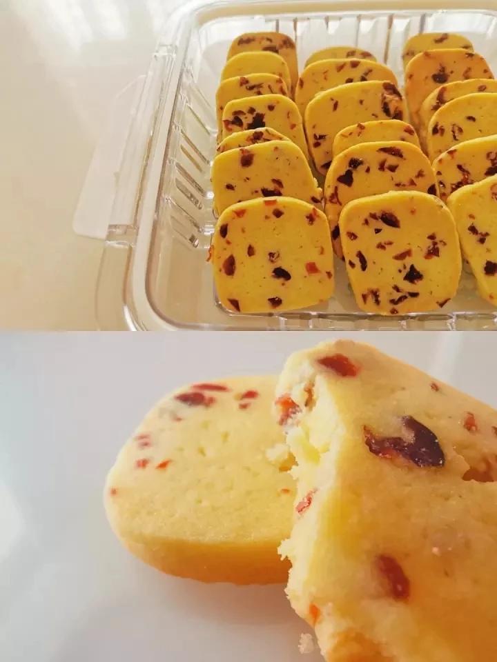 低糖少油版蔓越莓饼干