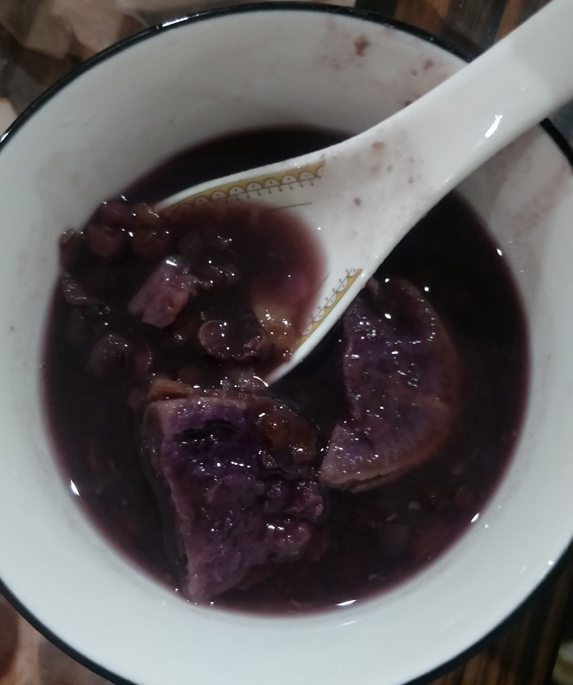 紫薯红豆西米露