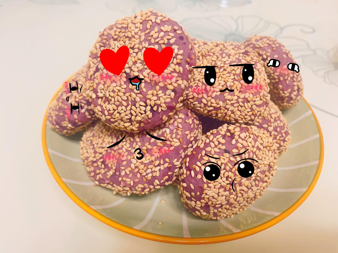 减肥必备紫薯饼