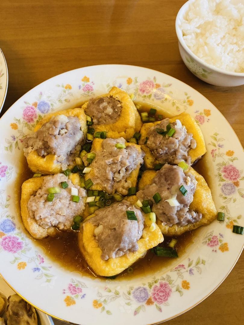 快手油豆腐酿肉