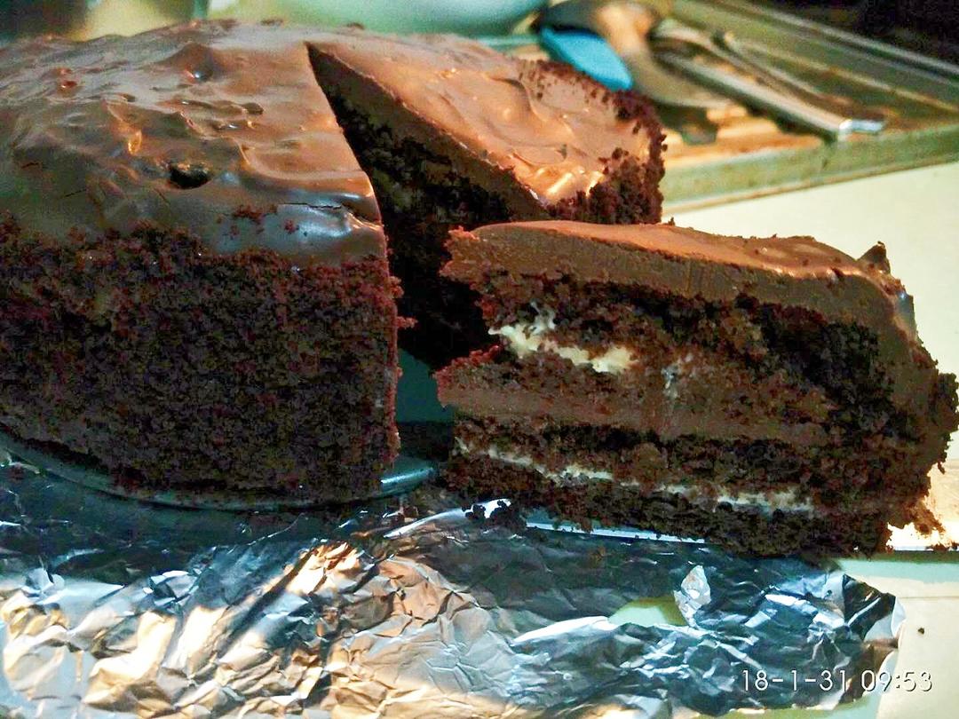 浓郁巧克力泥蛋糕（Chocolate Mud Cake）
