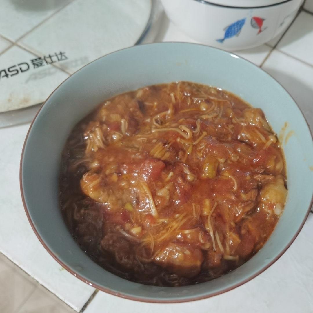 番茄炖牛腩