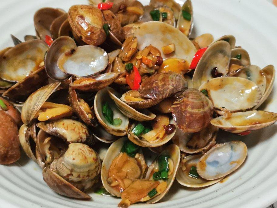 巨好吃❗爆炒花蛤，味道堪比大排档‼️