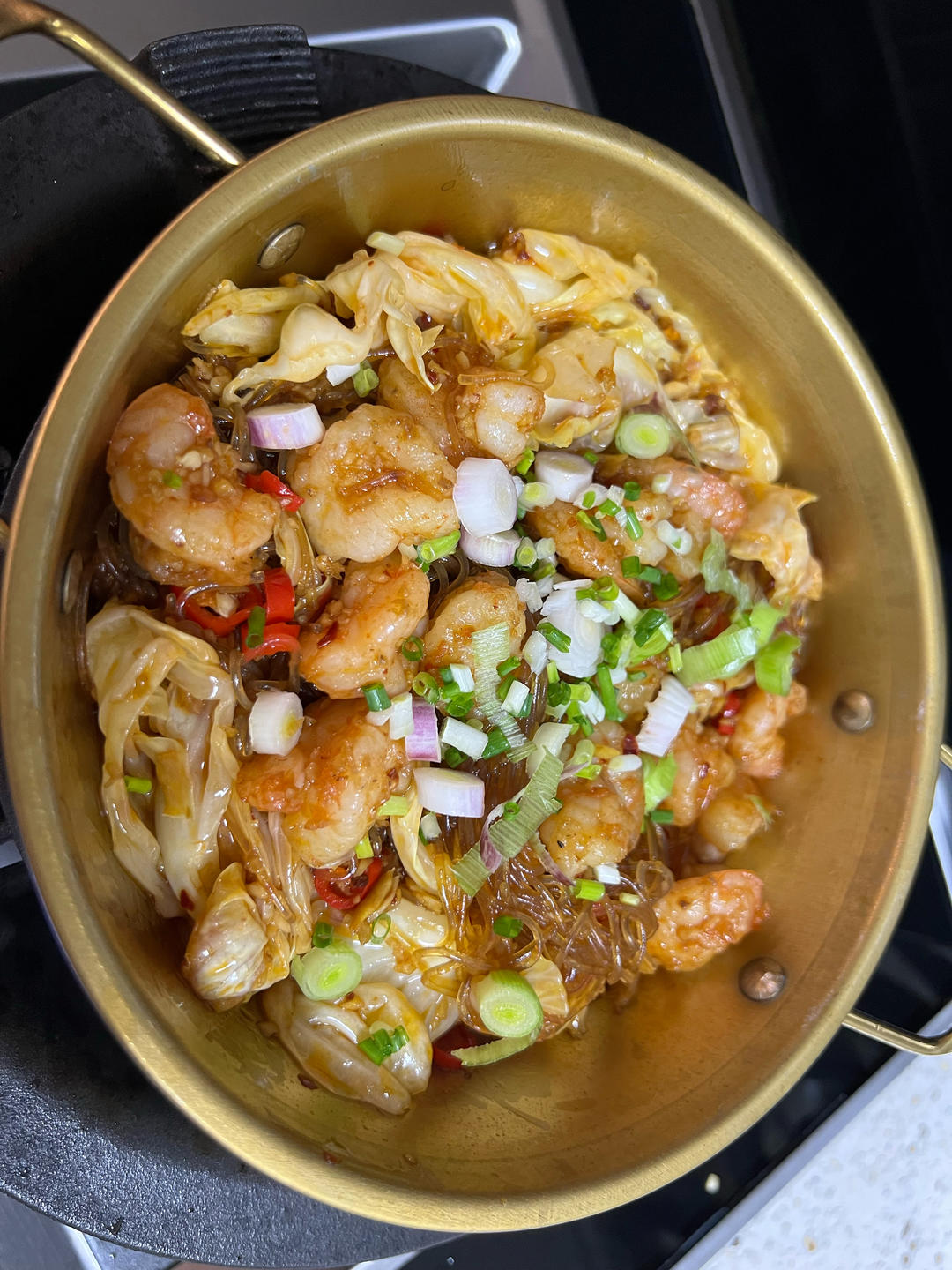 年夜饭就要来一锅｜蒜蓉虾仁粉丝煲