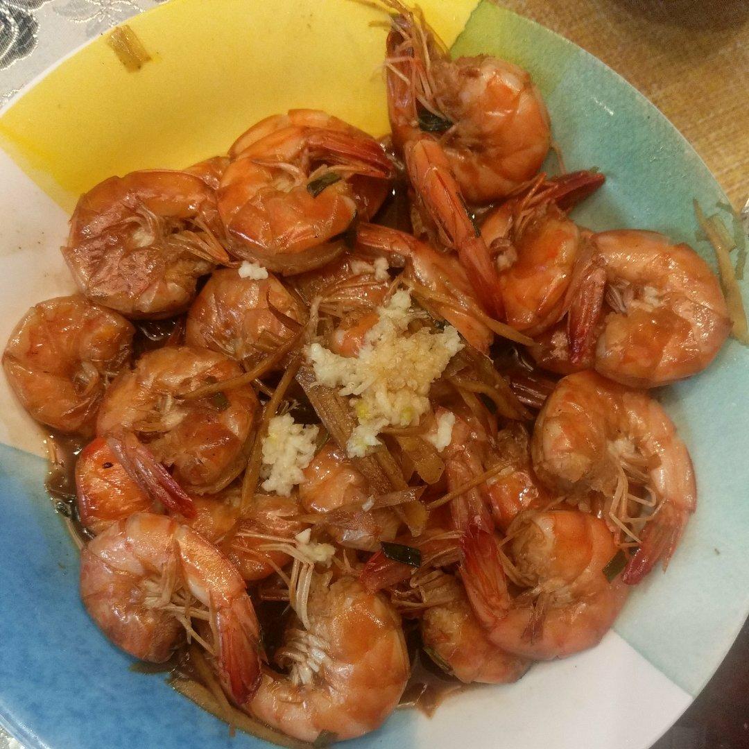 堂妈小厨——红烧大虾