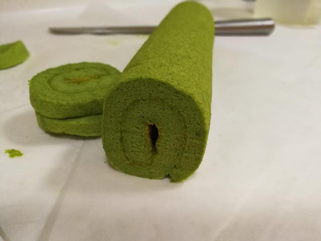 菠菜蛋糕卷（艾叶蛋糕卷)