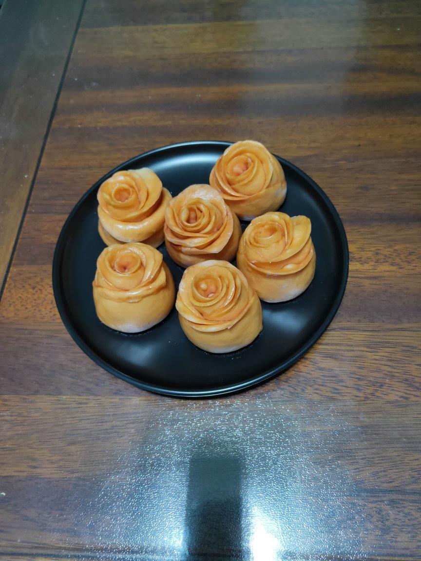 玫瑰花馒头
