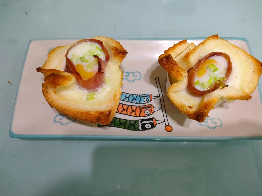 培根鸡蛋吐司杯