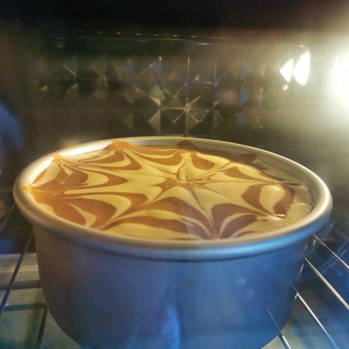 漂亮 斑马纹戚风蛋糕