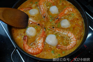 【0536】西班牙海鲜饭（paella） <302小厨房>的做法 步骤33