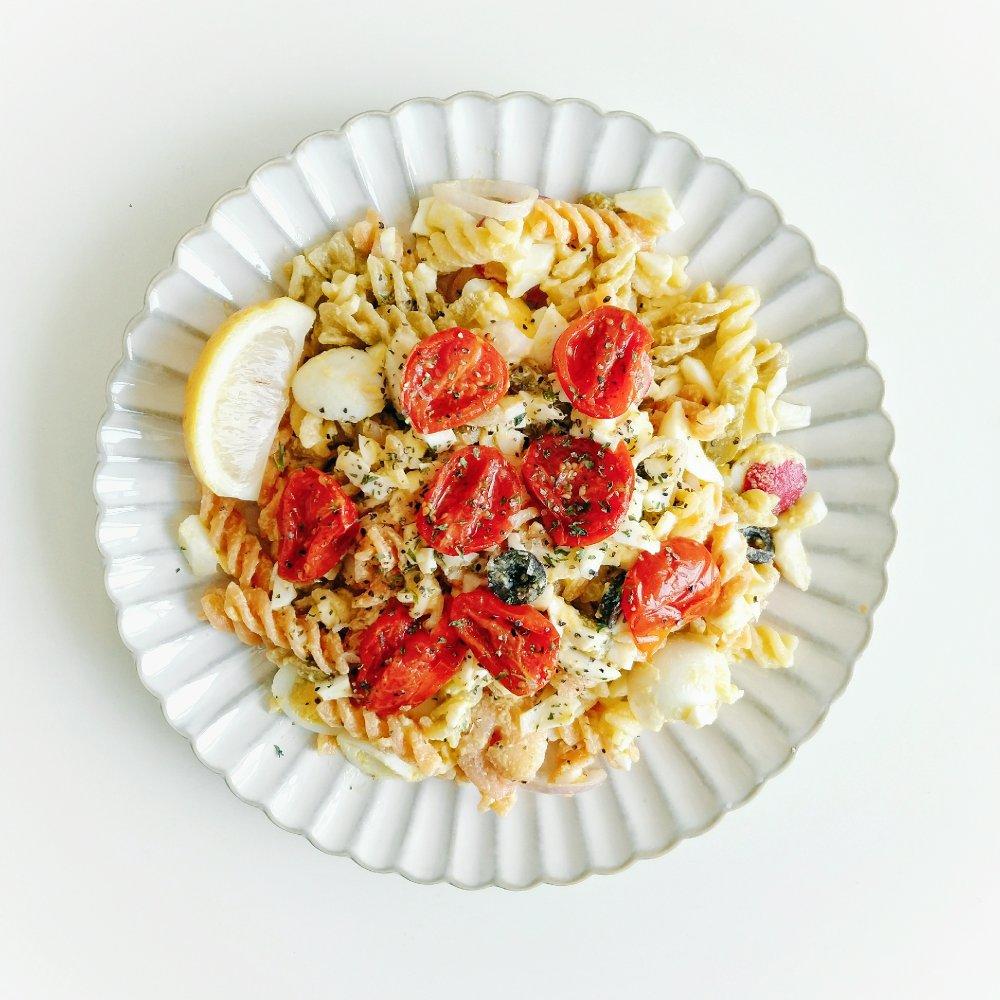 鲜虾三色螺旋意面沙拉【食材包操作说明】