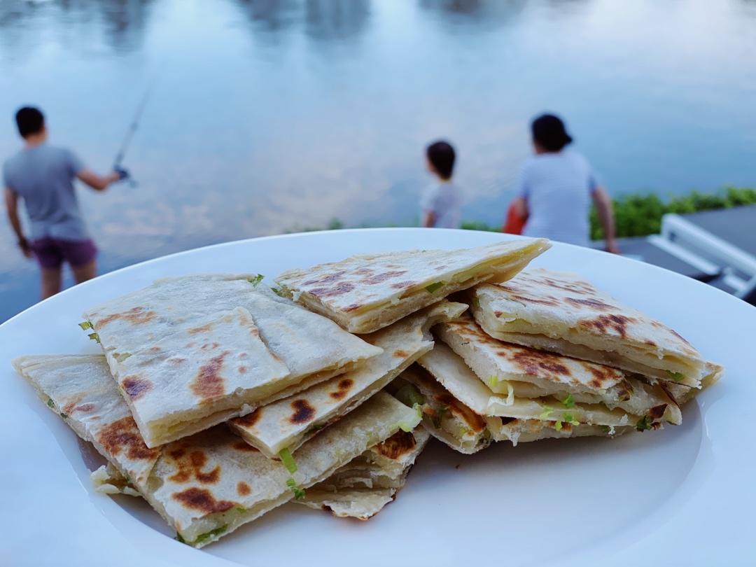 葱油饼-自己做薄脆酥香层层分明且一点儿都不油