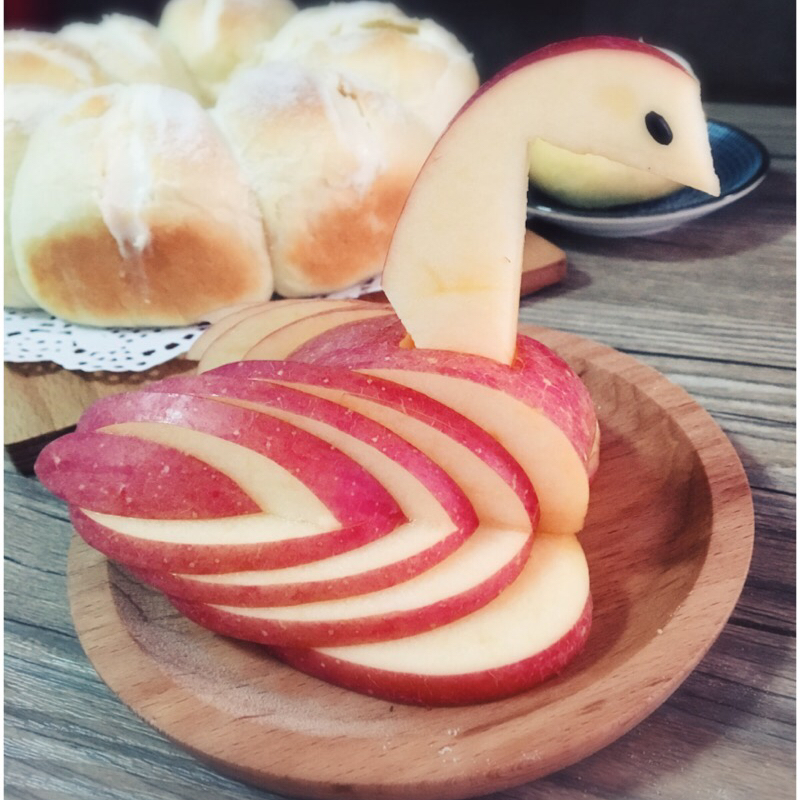 白水ci做的天鹅苹果