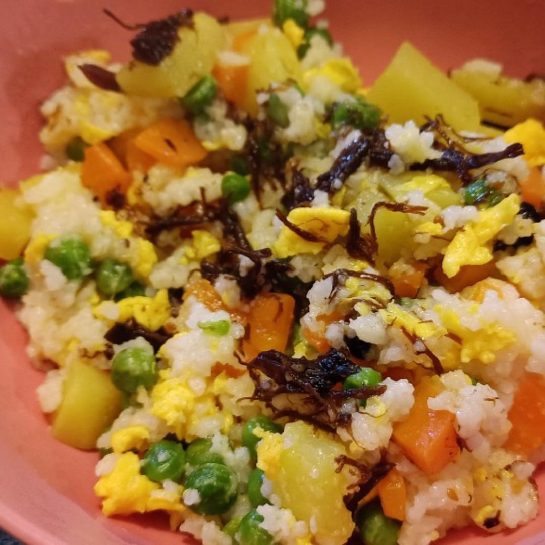 豌豆焖饭