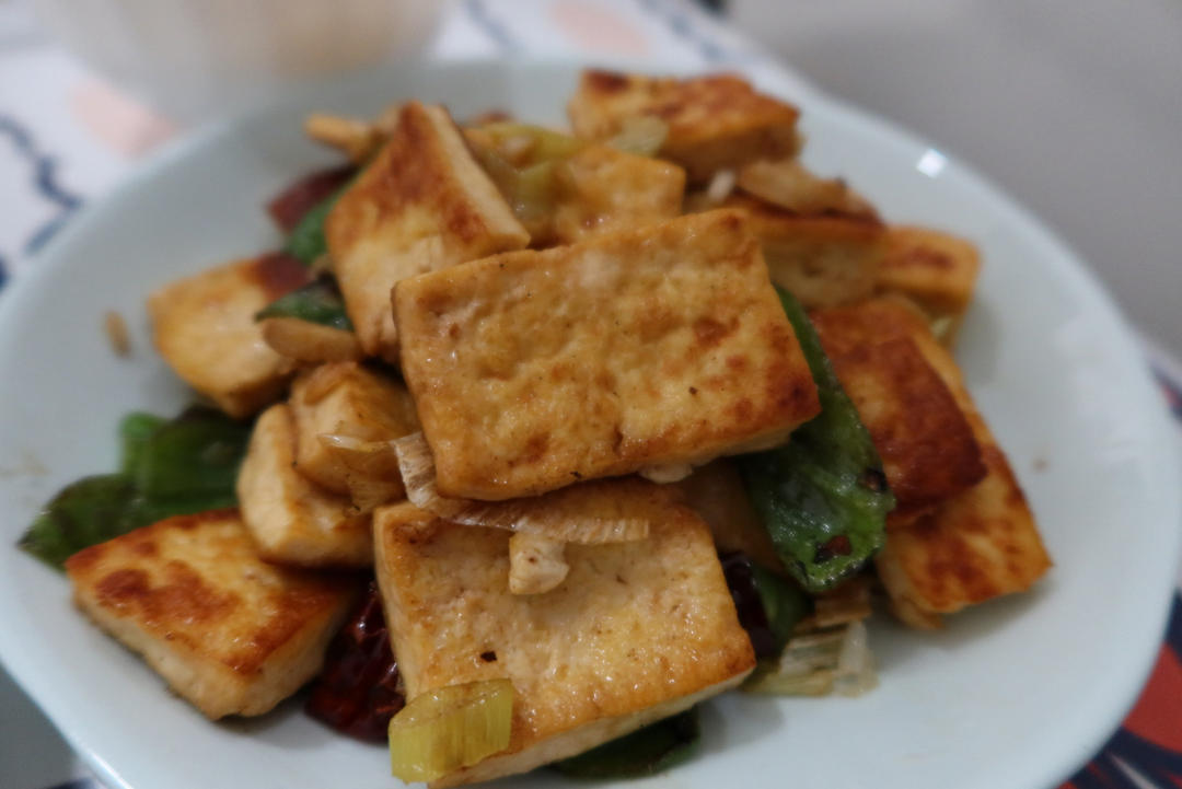 无敌好吃的香煎豆腐