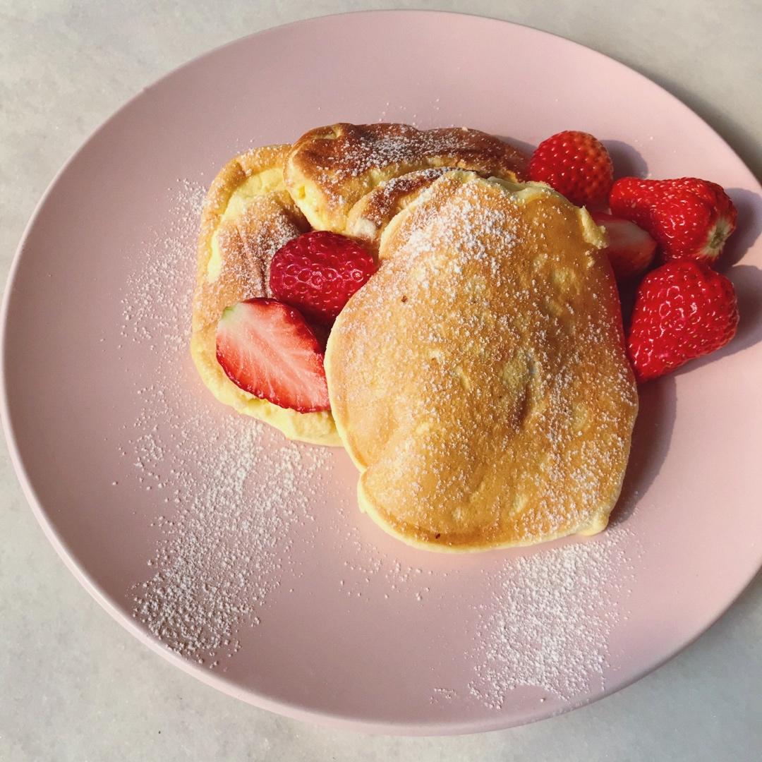 原味无油日式舒芙蕾厚松饼