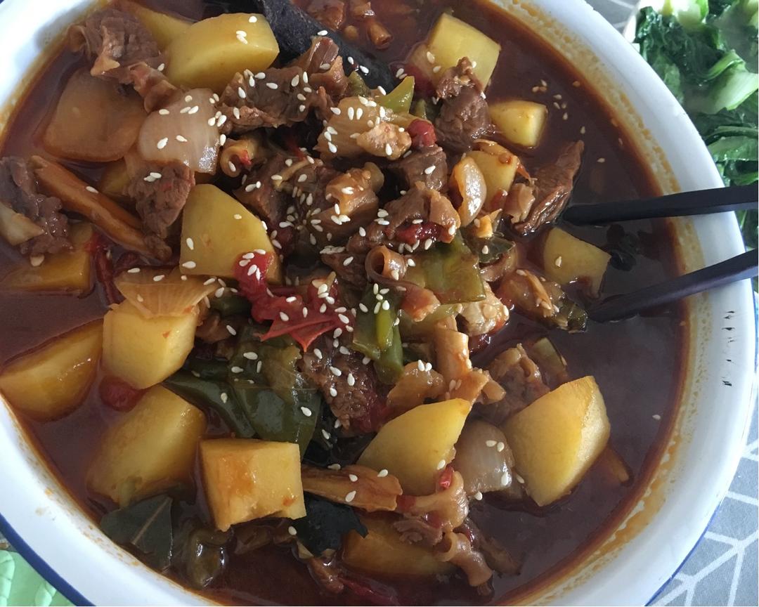番茄土豆炖牛腩