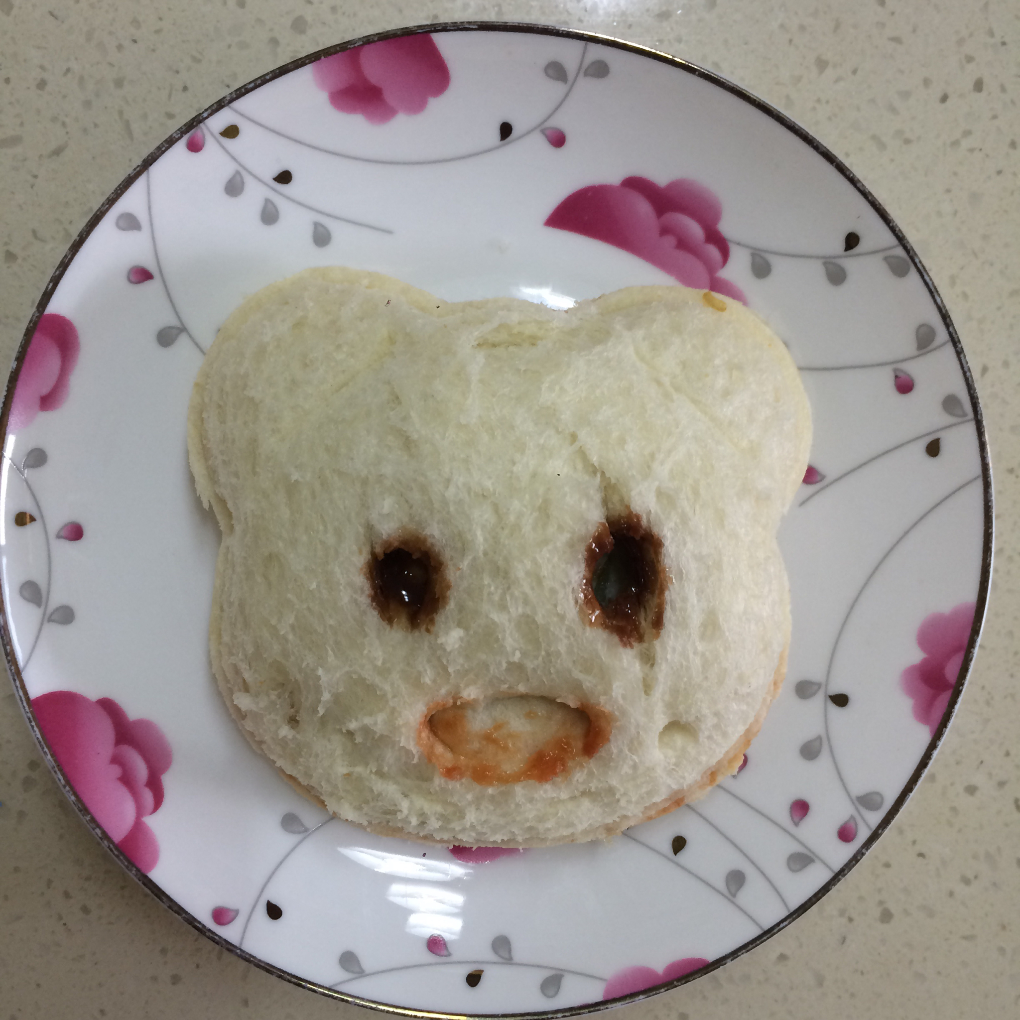 超萌超可爱的小熊口袋三明治