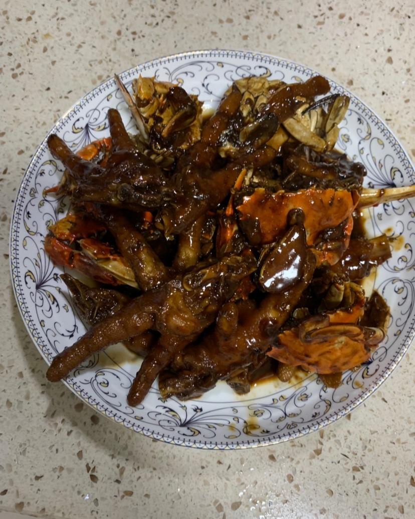 螃蟹鸡爪煲
