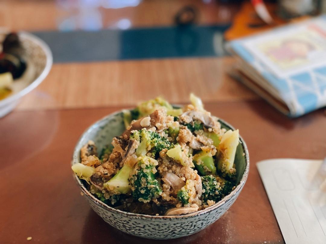 全素口蘑豆浆藜麦饭【健康一锅端】