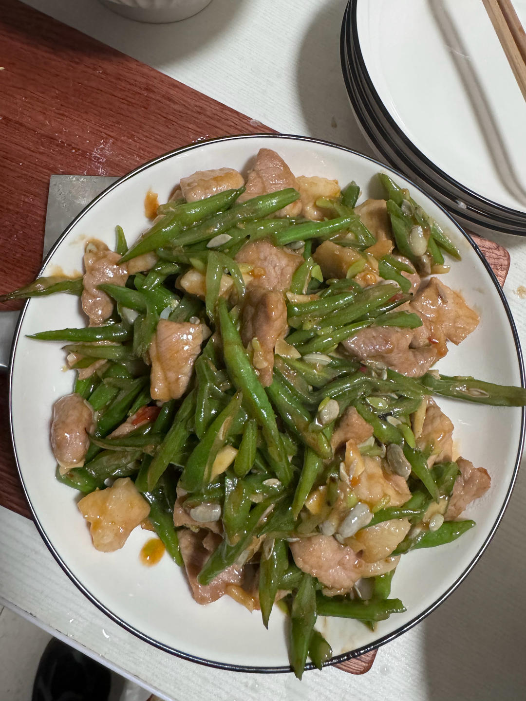 肉丝炒豆角