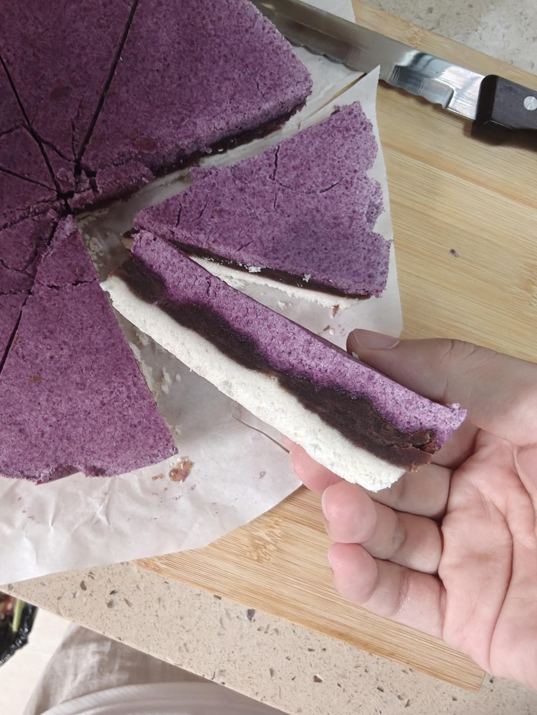 紫薯松糕