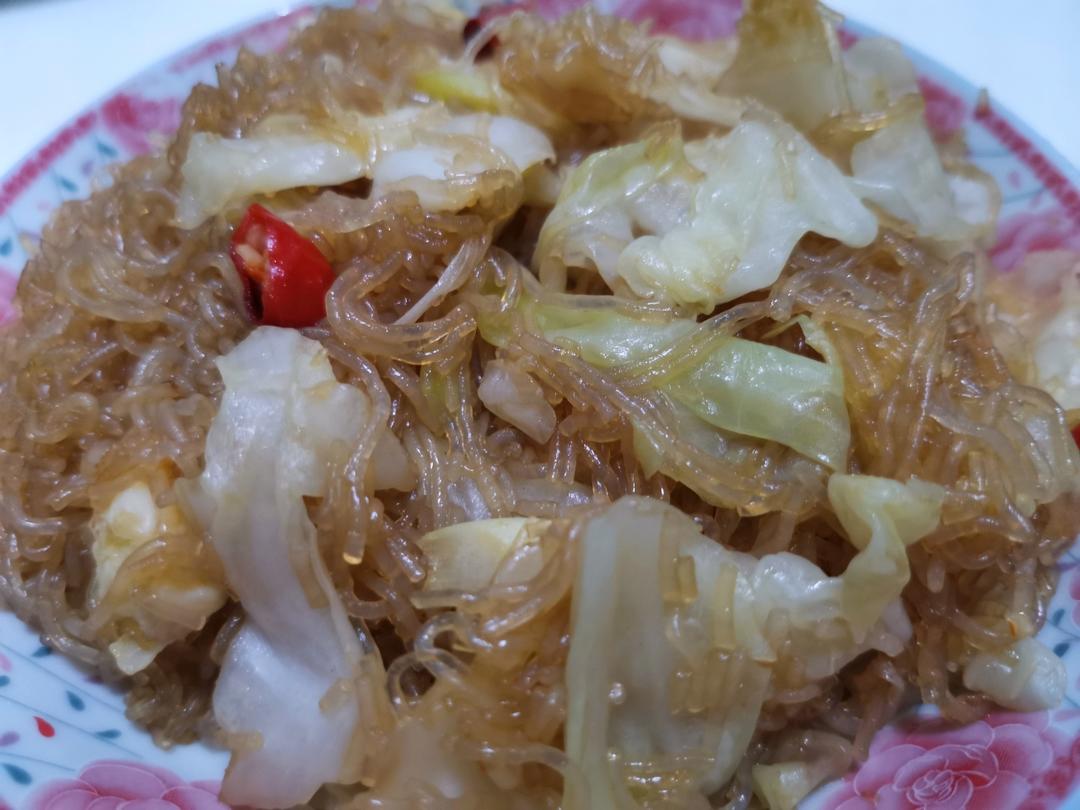 包菜粉丝（粉丝炒包菜）