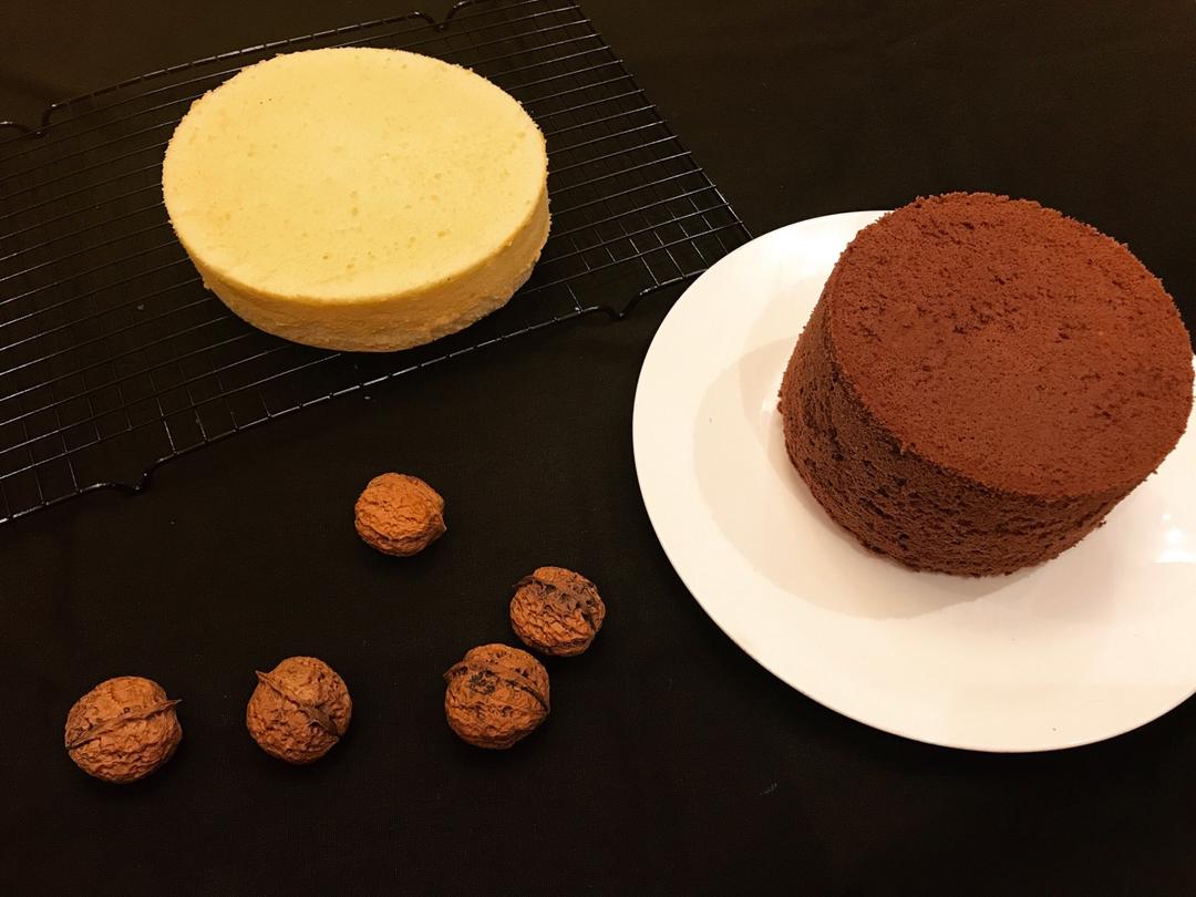 不消泡的巧克力戚风